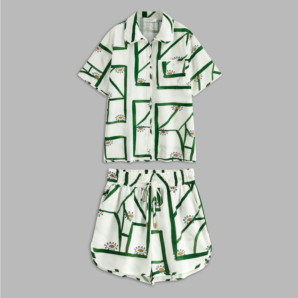 Commense Green and off white set - Picture 2 of 8